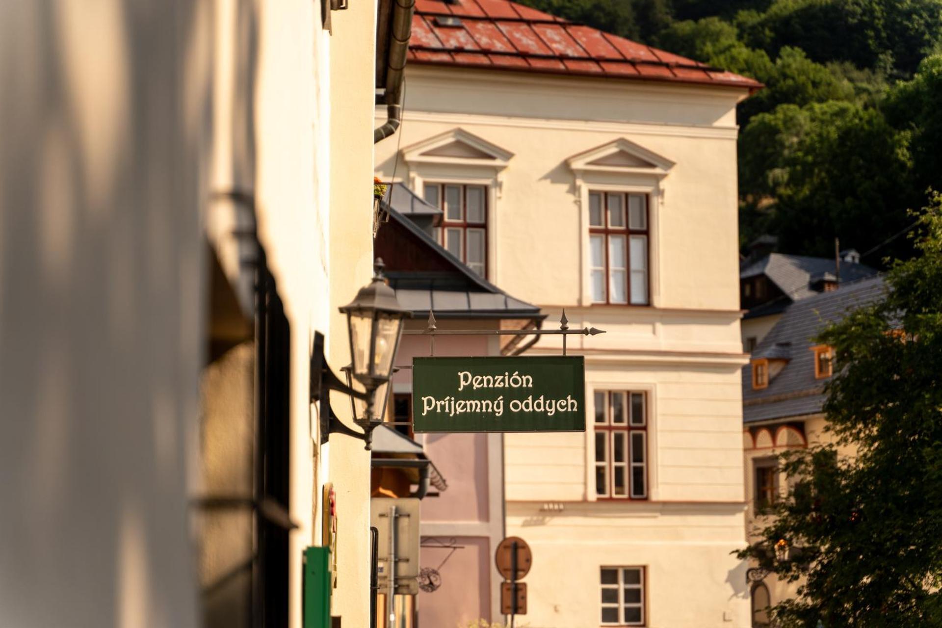 Penzion Prijemny Oddych Banská Štiavnica Esterno foto
